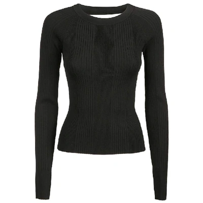 Shop Alexander Wang Women's Black Viscose Sweater