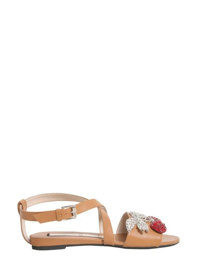 Shop N°21 Women's Brown Leather Sandals