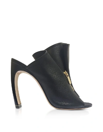 Shop Nicholas Kirkwood Women's Black Leather Heels