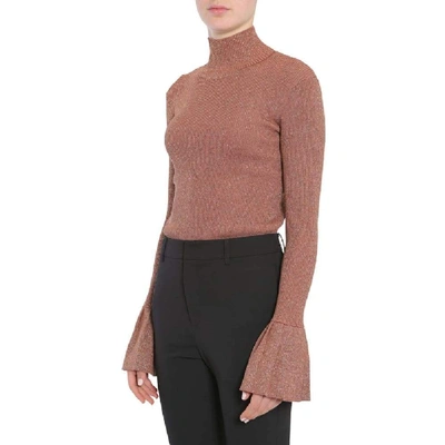 Shop Carven Women's Brown Viscose Sweater