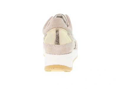 Shop Ruco Line Women's Beige Leather Sneakers