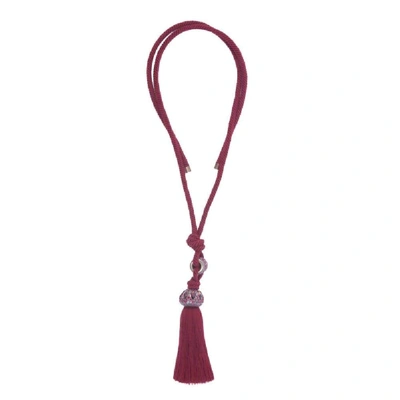 Shop Lanvin Women's Red Leather Necklace