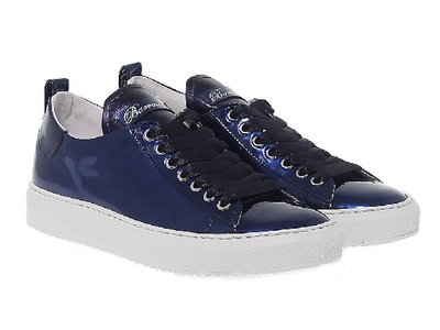 Shop Barracuda Women's Blue Leather Sneakers