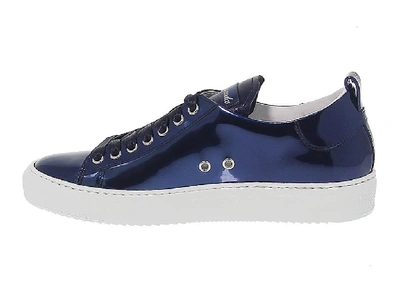 Shop Barracuda Women's Blue Leather Sneakers
