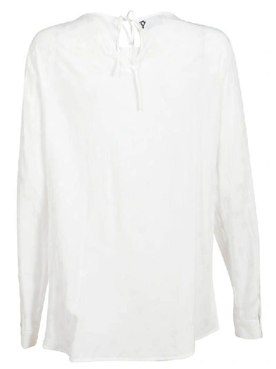 Shop Dondup Women's White Viscose Blouse