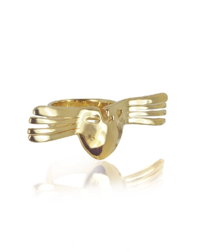 Shop Aurelie Bidermann Women's Gold Metal Ring