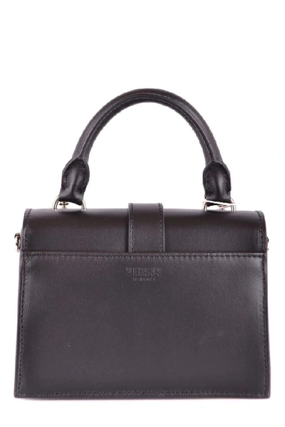 Shop Versus Versace Women's Black Leather Handbag