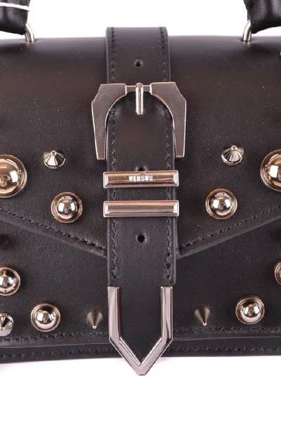 Shop Versus Versace Women's Black Leather Handbag