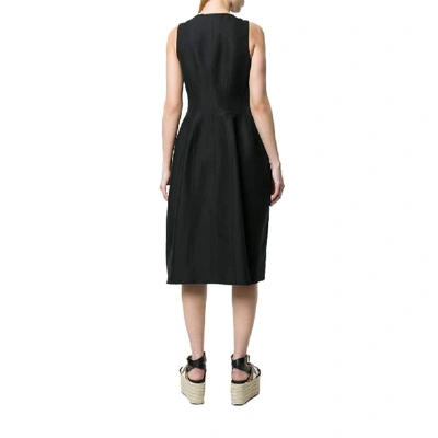 Shop Marni Women's Black Cotton Dress