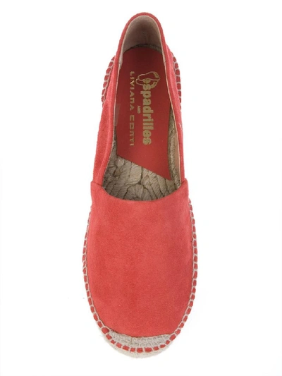 Shop Liviana Conti Women's Red Fabric Espadrilles