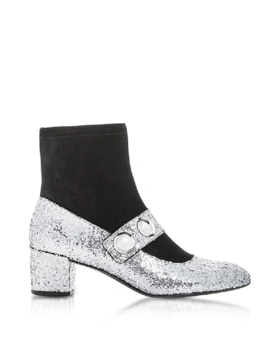 Shop Marc Jacobs Women's Silver Pvc Ankle Boots