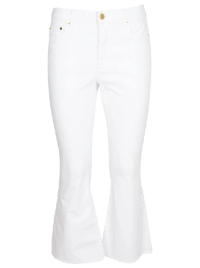 Shop Michael Kors Women's White Cotton Jeans