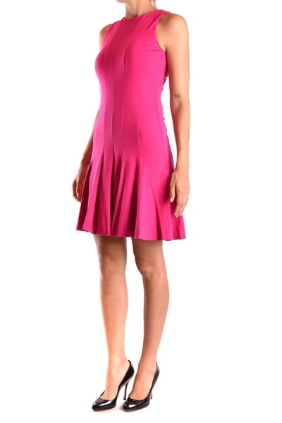 Shop Michael Kors Women's Pink Viscose Dress