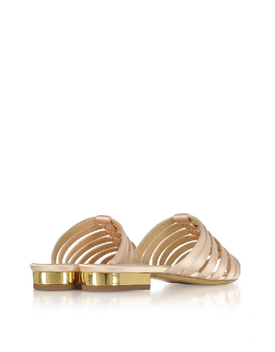 Shop Charlotte Olympia Women's Pink Satin Sandals