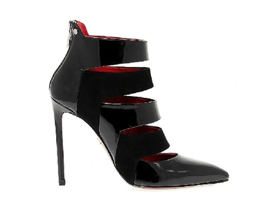 Shop Cesare Paciotti Women's Black Leather Heels