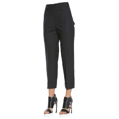 Shop Neil Barrett Women's Black Polyester Pants