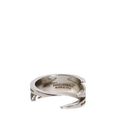 Shop Dsquared2 Women's Black Metal Ring