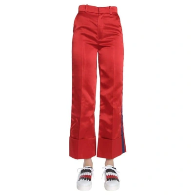 Shop Tommy Hilfiger Women's Red Acetate Pants