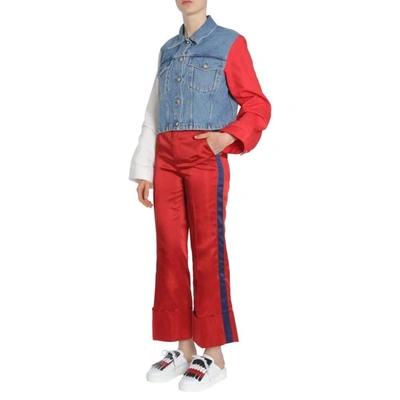 Shop Tommy Hilfiger Women's Red Acetate Pants