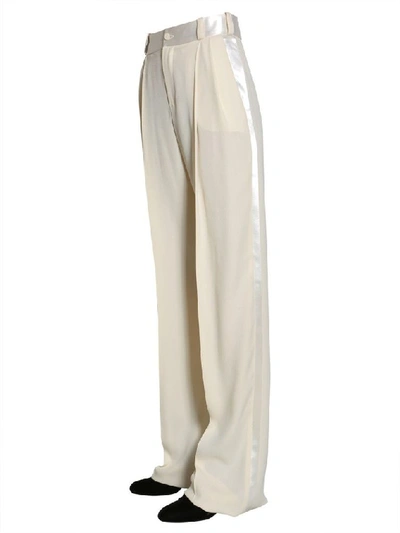 Shop Lanvin Women's White Polyester Pants