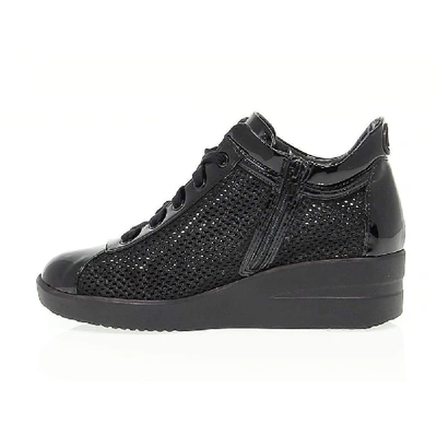 Shop Ruco Line Women's Black Fabric Sneakers