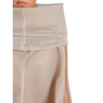 Shop Rick Owens Women's Beige Silk Top