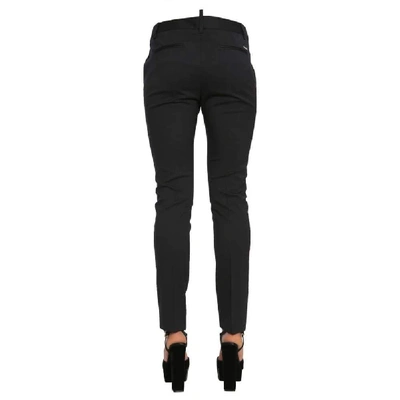 Shop Dsquared2 Women's Black Wool Pants