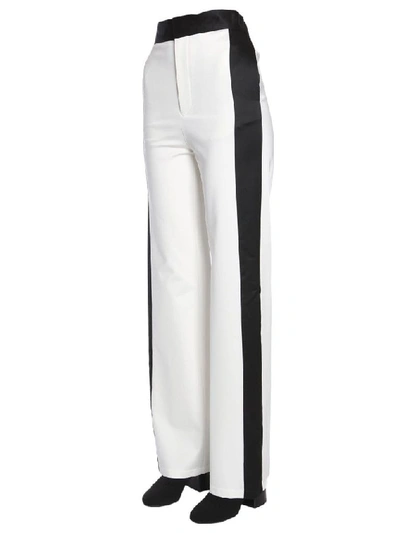 Shop Mm6 Maison Margiela Maison Margiela Women's White Viscose Pants