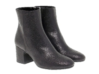 Shop Pollini Women's Black Polyester Ankle Boots
