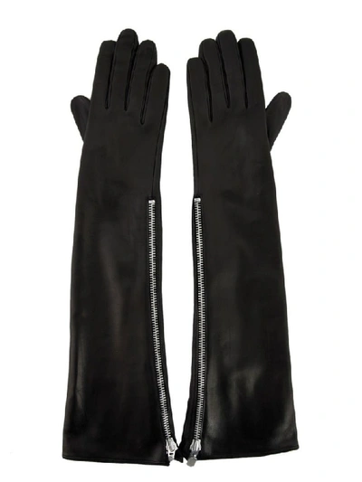 Shop Sermoneta Gloves Women's Black Silk Gloves