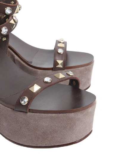 Shop Ash Women's Brown Leather Wedges