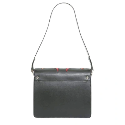 Shop Paula Cademartori Women's Black Leather Shoulder Bag