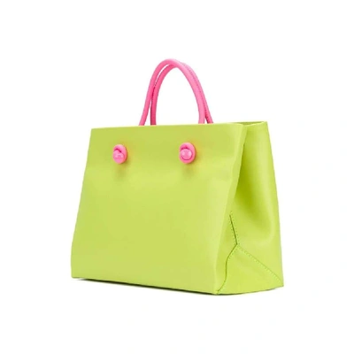Shop Alberta Ferretti Women's Yellow Leather Handbag