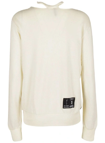 Shop Ben Taverniti Unravel Project Unravel Project Women's White Cotton Jumper