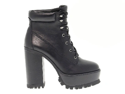 Shop Windsor Smith Women's Black Leather Ankle Boots