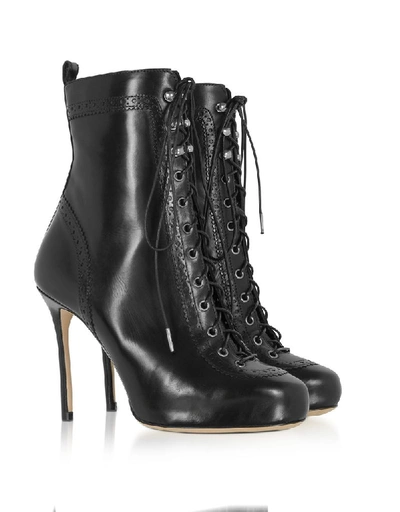 Shop Dsquared2 Women's Black Leather Ankle Boots