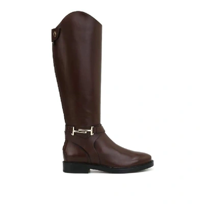 Shop Tod's Women's Brown Leather Boots