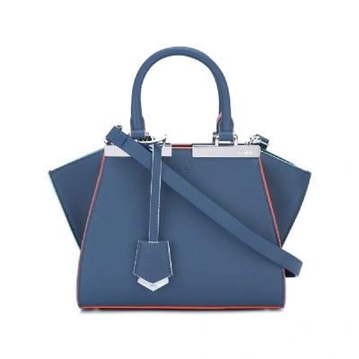 Shop Fendi Women's Blue Leather Handbag