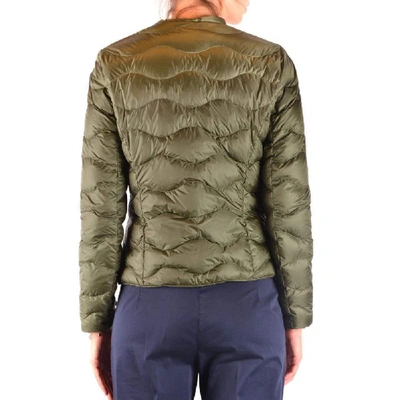 Shop Blauer Women's Green Polyamide Outerwear Jacket