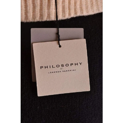 Shop Philosophy Women's Black Wool Sweatshirt