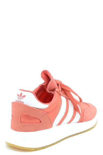 Shop Adidas Originals Adidas Women's Orange Fabric Sneakers