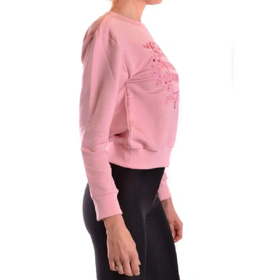 Shop Boutique Moschino Women's Pink Viscose Sweatshirt