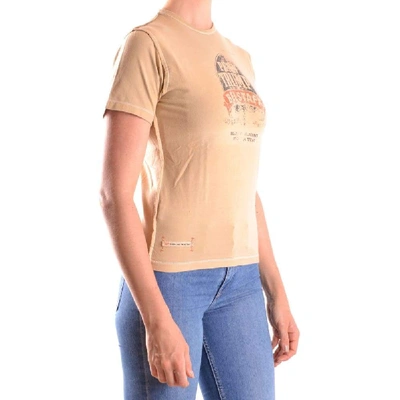 Shop Belstaff Women's Beige Cotton T-shirt