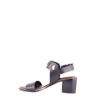 Shop Michael Kors Women's Black Leather Sandals