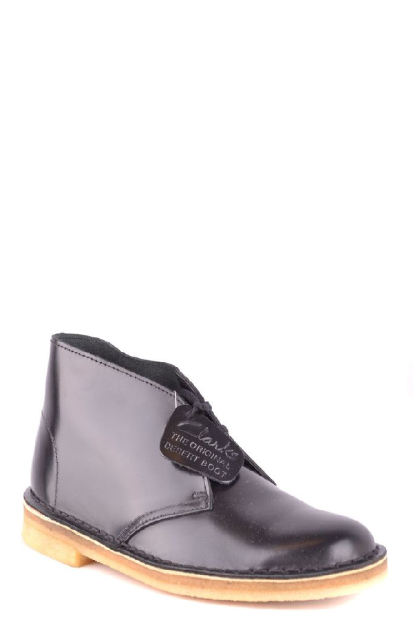 clarks black ankle boots sale
