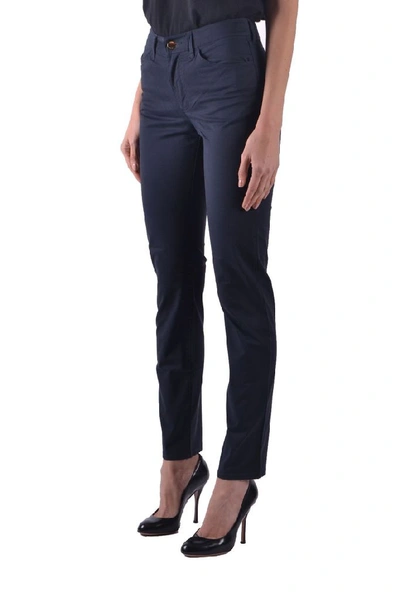 Shop Armani Jeans Women's Blue Polyester Jeans