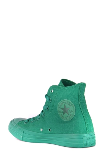 Shop Converse Women's Green Fabric Sneakers