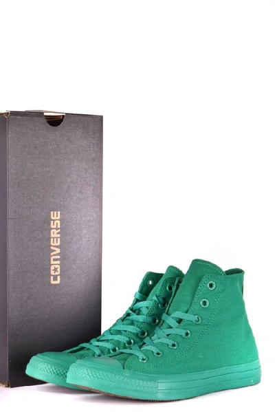 Shop Converse Women's Green Fabric Sneakers