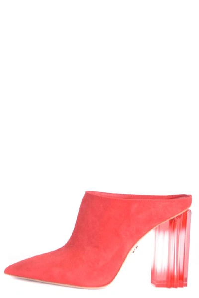 Shop Le Silla Women's Red Suede Ankle Boots