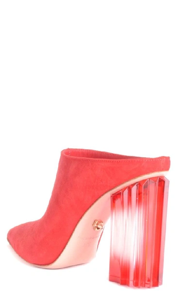 Shop Le Silla Women's Red Suede Ankle Boots